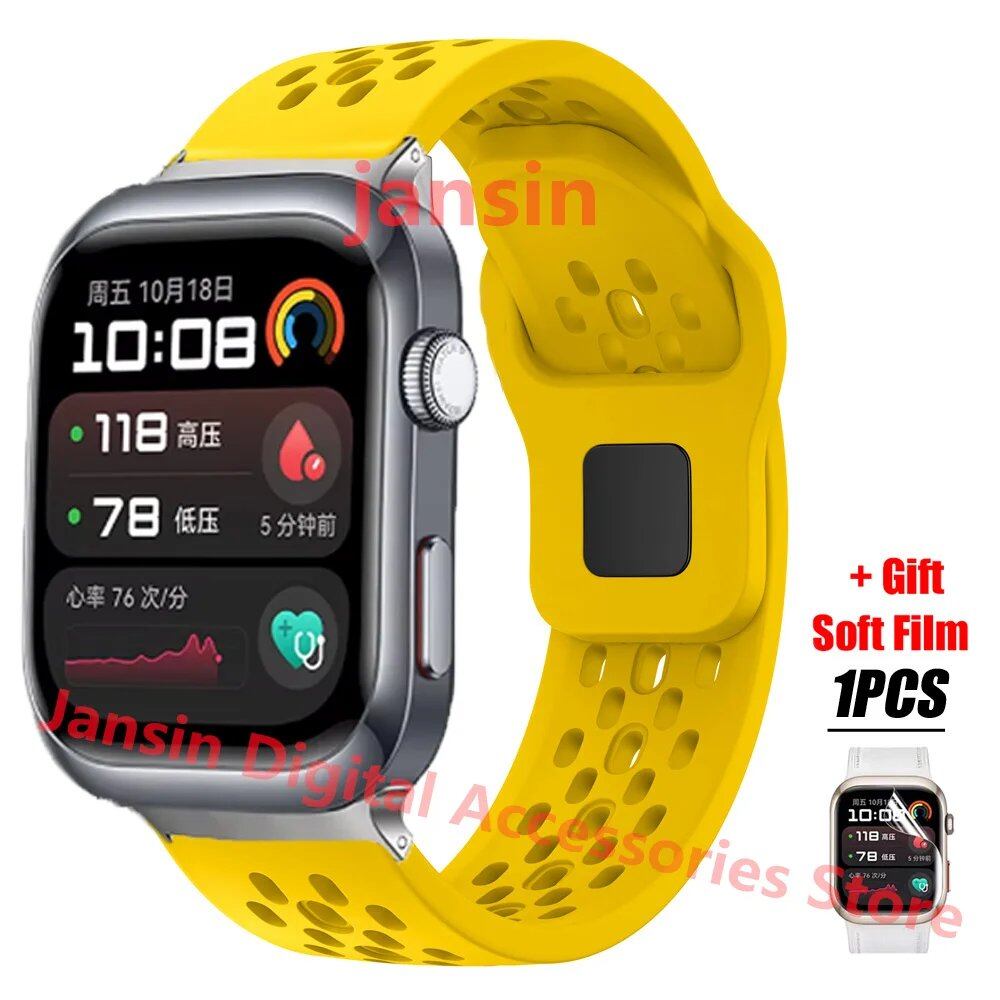 Silicone Sport Strap for Huawei Watch D2 - Replacement Wristband Accessory Size: ; Band Width: Compatible with Huawei Watch D2 (Parallel Import)