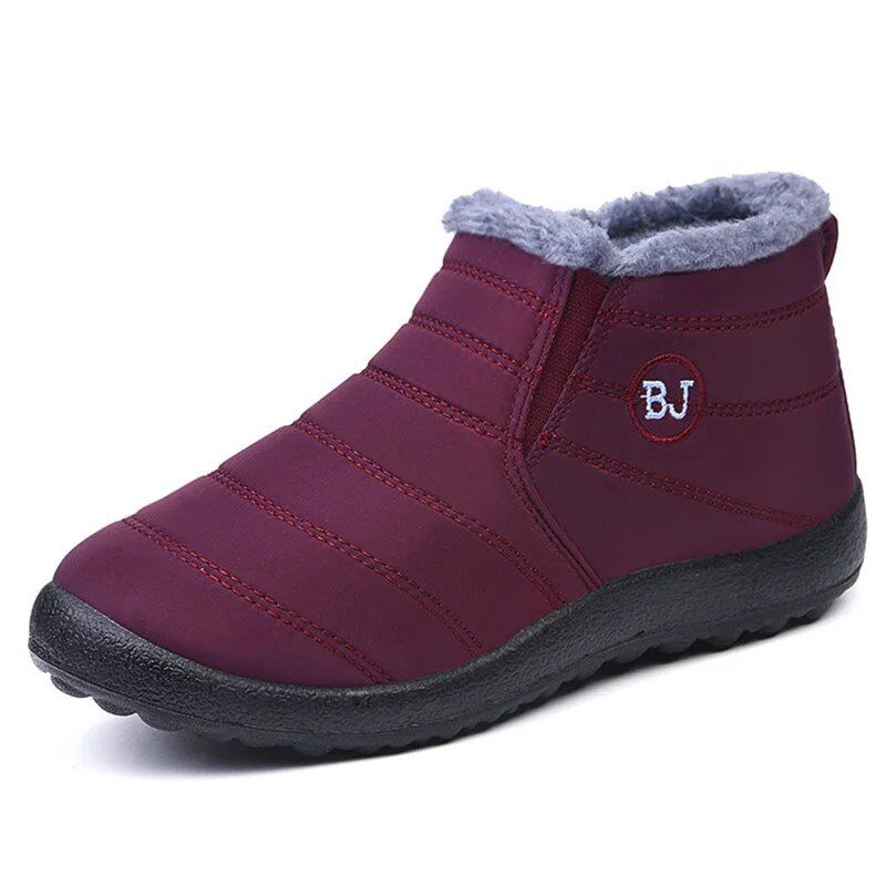 Men's Winter Boots with Platform, Waterproof, and Comfortable Ankle Boots for Couples and Women, Suitable for Snow and Cold Weather. Parallel Import.