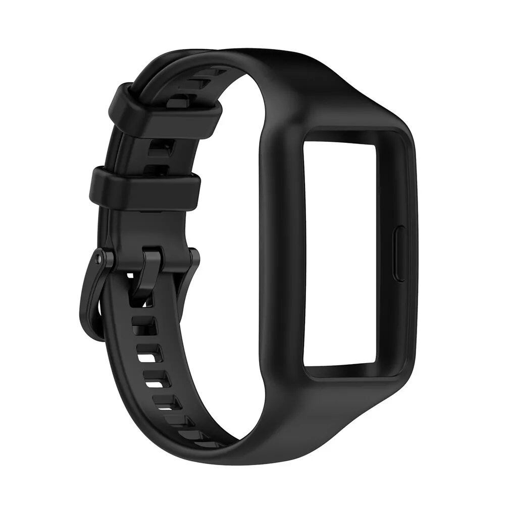 Huawei Band 6/7用シリコンベルト 通気性ストラップ 交換用リストバンド Honor Band6対応 調整可能ブレスレット ケース付き バンドカラー: 並行輸入品