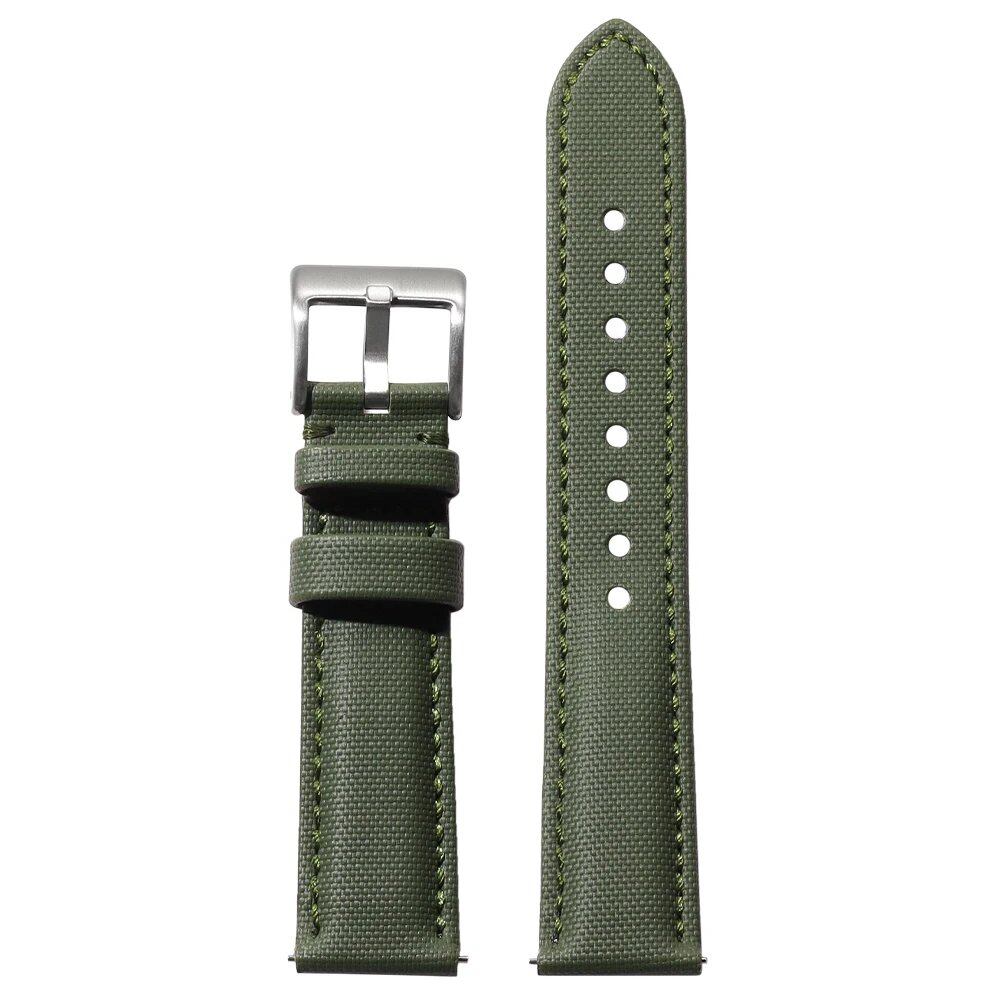 20mm/22mm Sailcloth Strap for Omega, Blancpain, and Seiko Dive Watches, Nylon Quick Release, Waterproof, Men's and Women's, Band Color: mm, Parallel Import