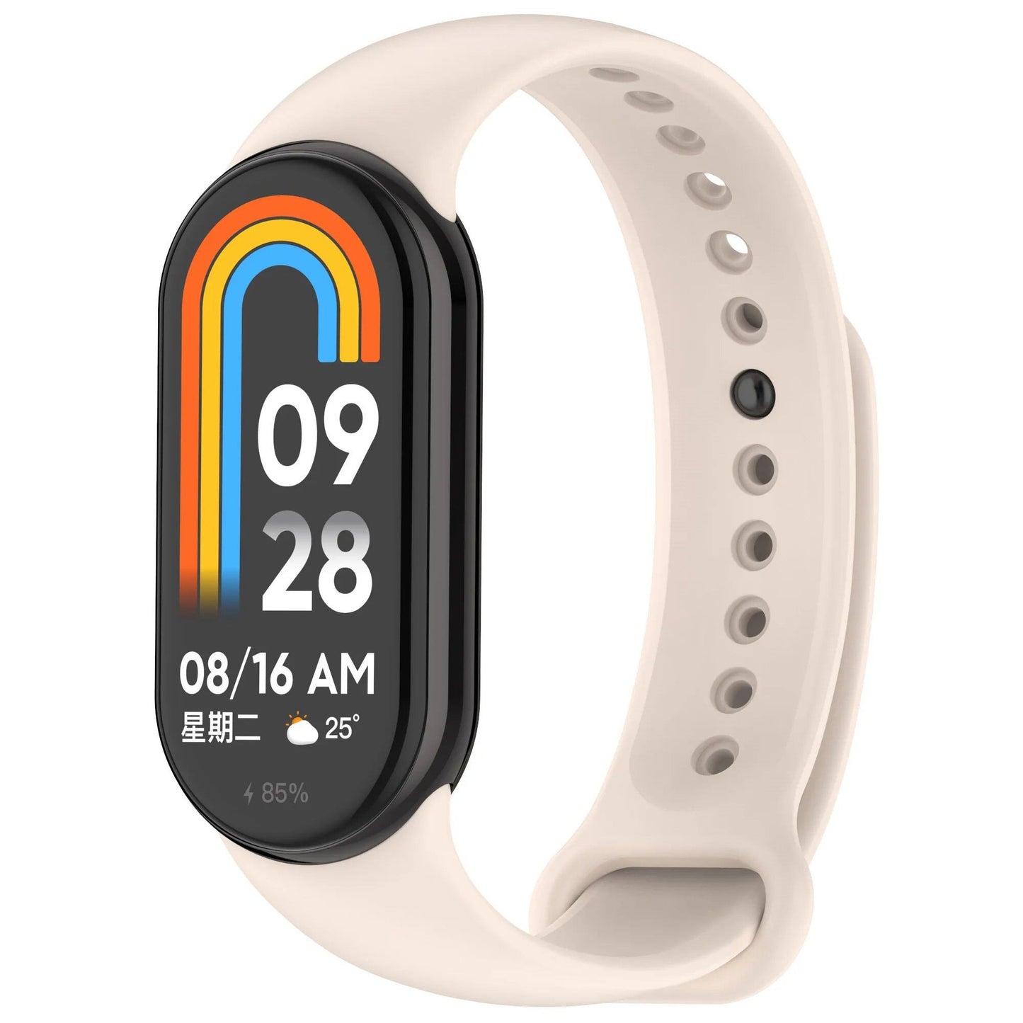 Xiaomi Mi Band 8/9用シリコンバンド 交換用ソフトリストバンド ストラップ ベルト アクセサリー バンドカラー:バンド幅 並行輸入品