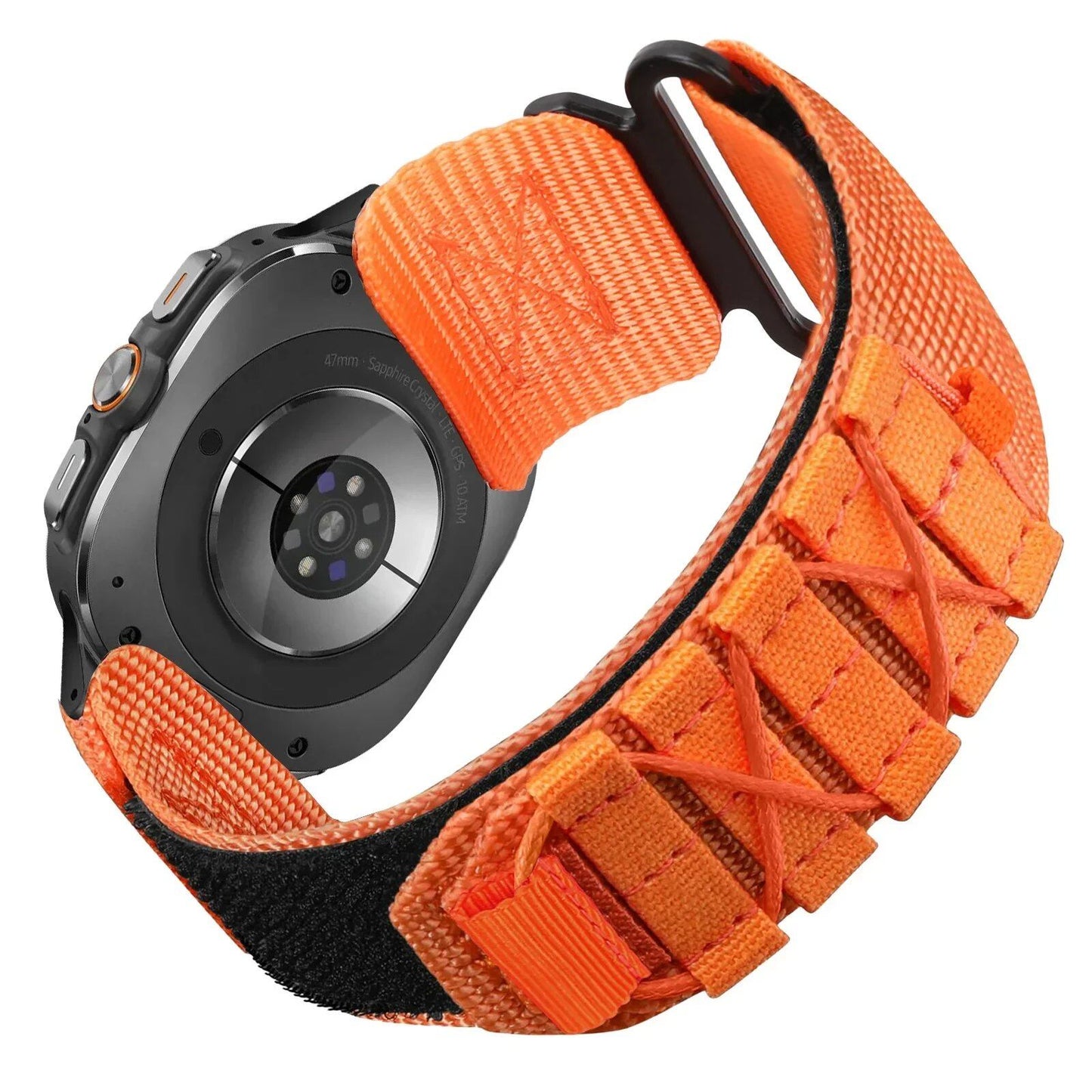 Non-Gap Nylon Strap, Quick Fit Band, Sport Bracelet for Samsung Galaxy Watch 7 Ultra (47mm) - Size: ; Band Width: Galaxy Watch 7 Ultra; Parallel Import