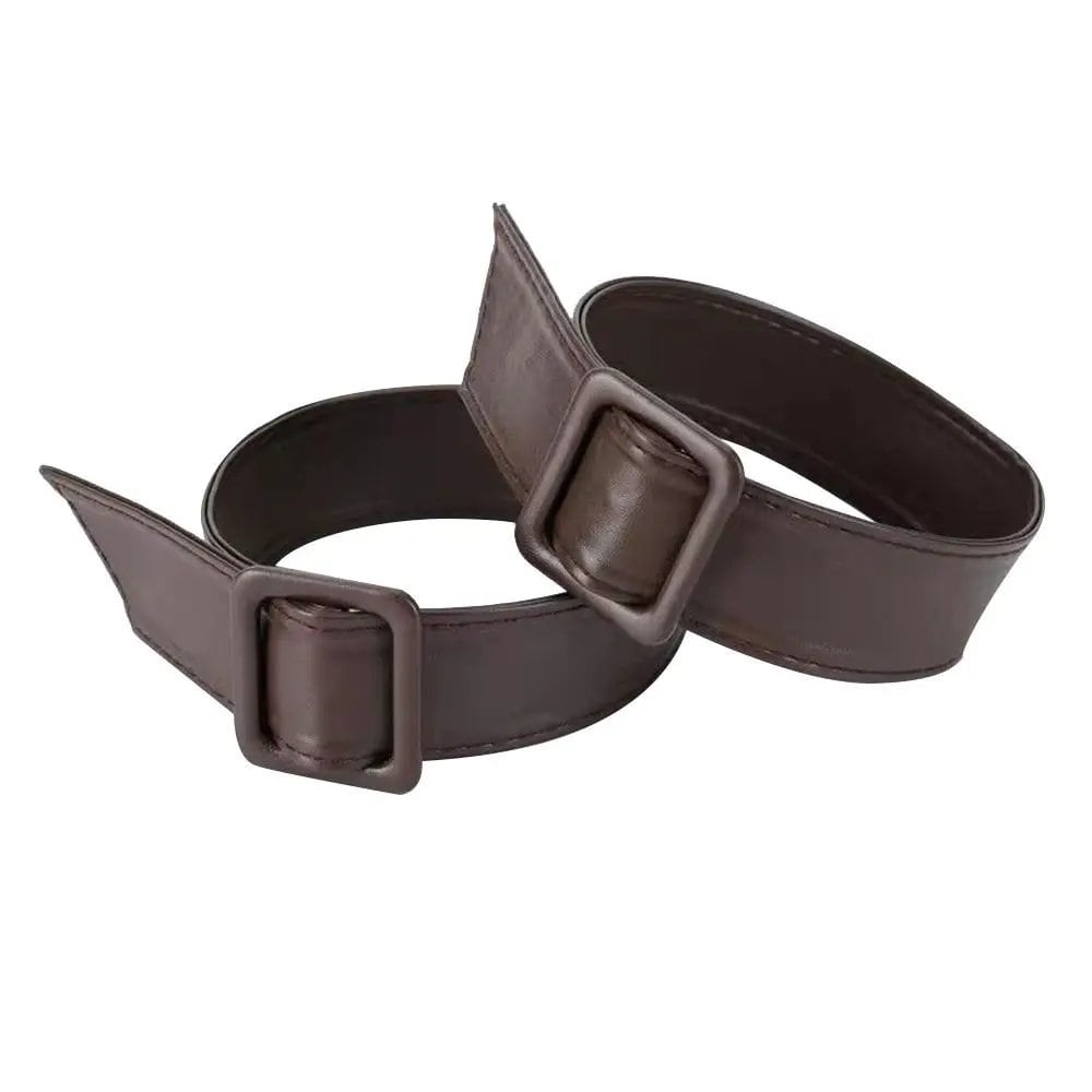 High-quality faux leather cuff band, durable replacement coat sleeve buckle, adjustable sleeve garter, coat, parallel import