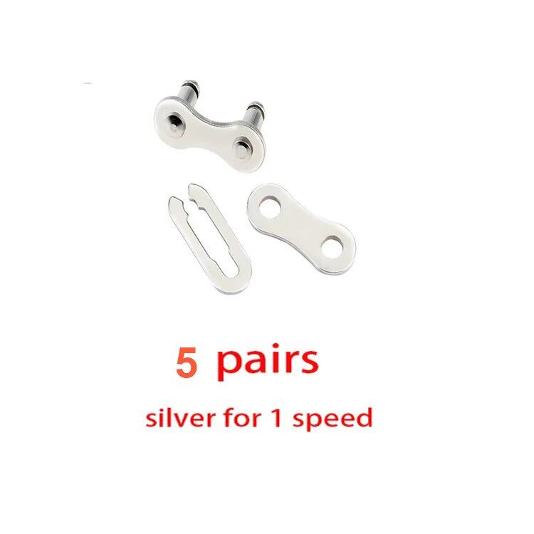 Universal Bicycle Chain Connector for 1/6/7/8/9/10/11 Speed Mountain/Road Bikes, Quick Link, Chain Master, Cycling Parts, Color: Parallel Import