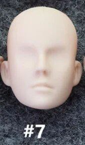 1/6 Scale Doll Head, Parts and Accessories, No Makeup Head, OB Female/Male Head, Makeup Practice, DIY, Obitsu 27, Parallel Import