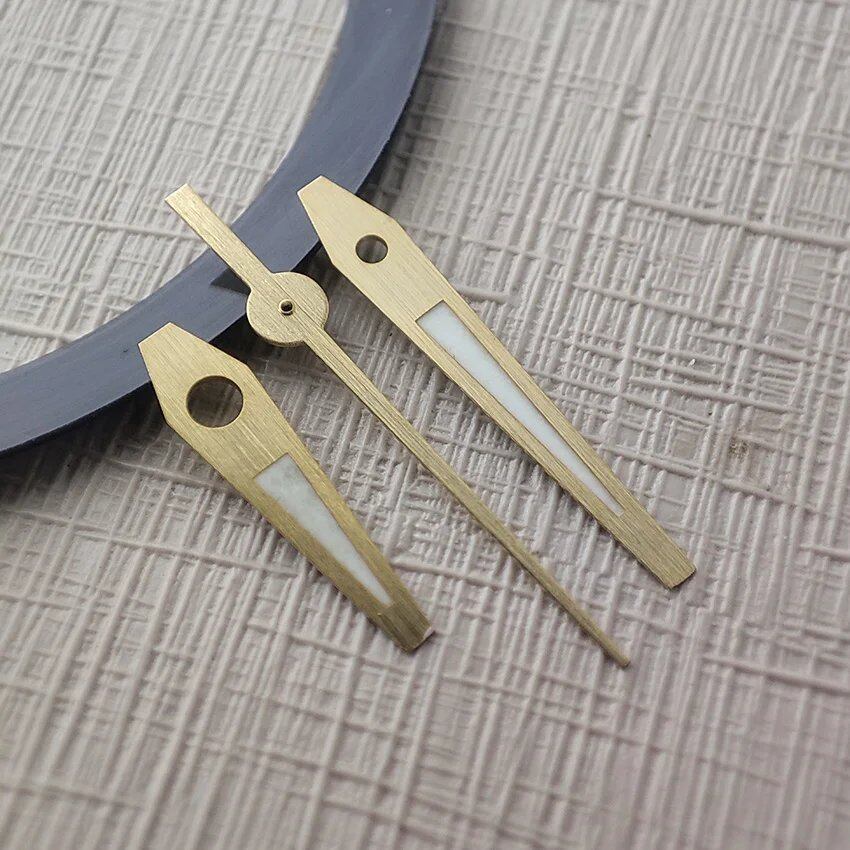 NH35 Compatible Watch Hand Set with Premium Brushed Finish, Available in Silver, Gold, Black, Rose Gold, and Green, with Luminous Touch, Compatible with NH35/NH36/4R/7S, Parallel Import