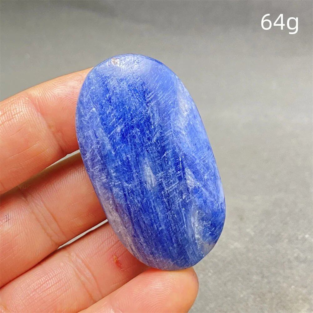 High-Quality Natural Kyanite Crystal for Palm Play, Hand Polishing, Meditation Massage, Magic Stone, Home Decoration, Colorful, Parallel Import