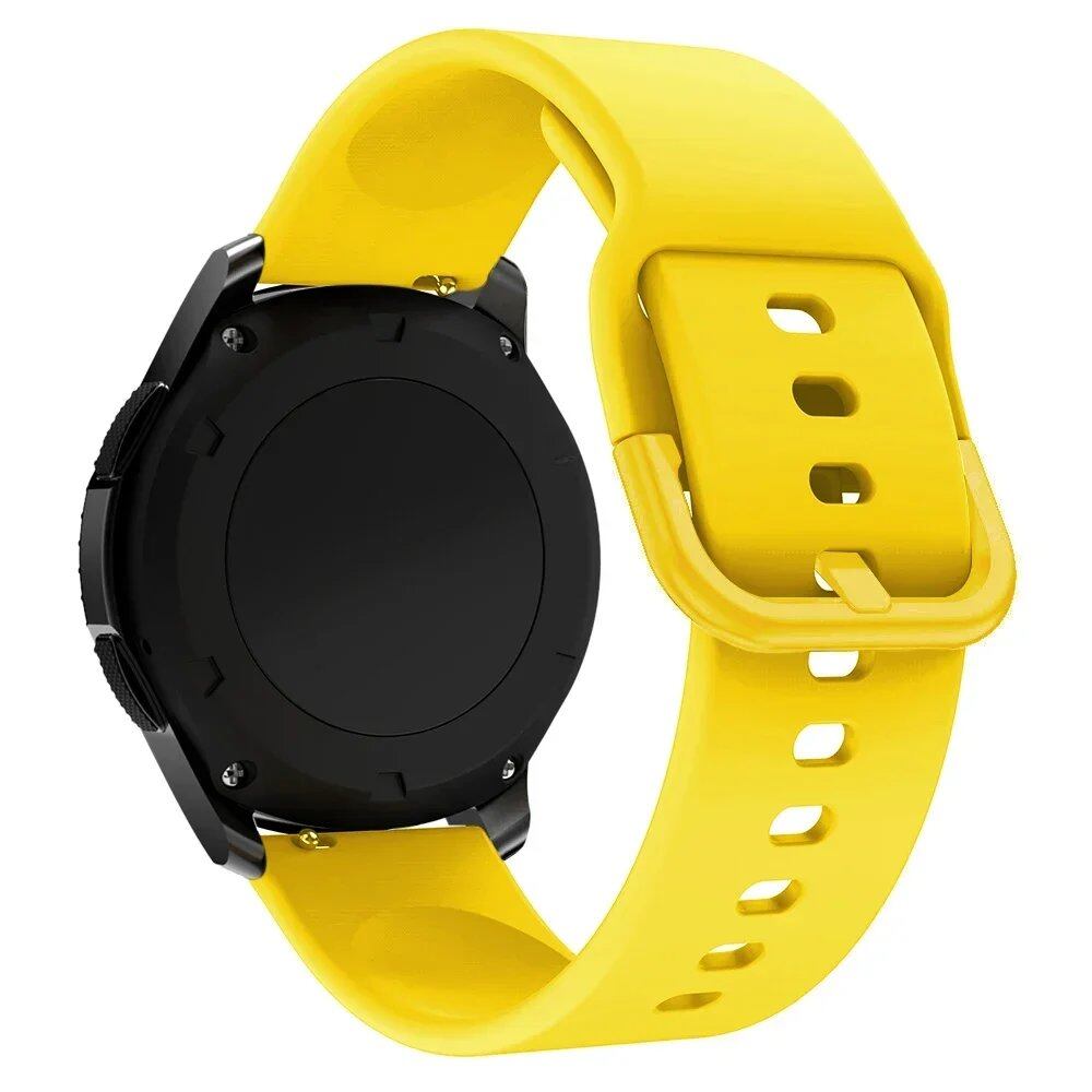 Huawei Watch GT 2/2e/3 Pro 用 22mm シリコン スマートウォッチ ストラップ - Samsung Galaxy Watch 3/45mm/46mm/S3 対応 バンド バンドカラー:;バンド幅:22mm ウォッチバンド 並行輸入品