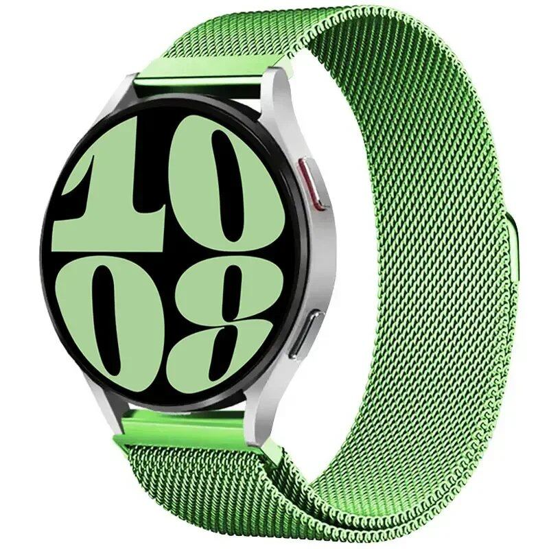 Compatible with Samsung Galaxy Watch 5/6/4/Classic, 22mm/20mm Metal Milanese Loop Magnetic Star-Like Bracelet, Hubai GT4/3/2e Strap, Size 2, Parallel Import