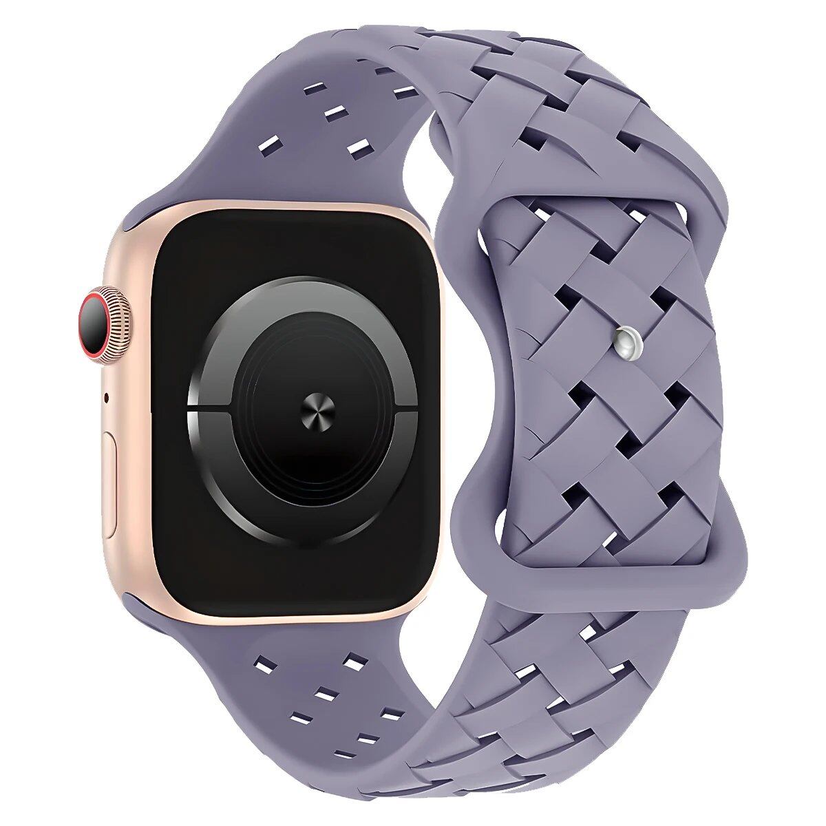 Apple Watch用シリコーンスポーツストラップ - Ultra 2/SE/Series 9/8/7/6/5対応 49mm・46mm・44mm・42mm・41mm・40mm 通気性バンド ;発送元: 並行輸入品