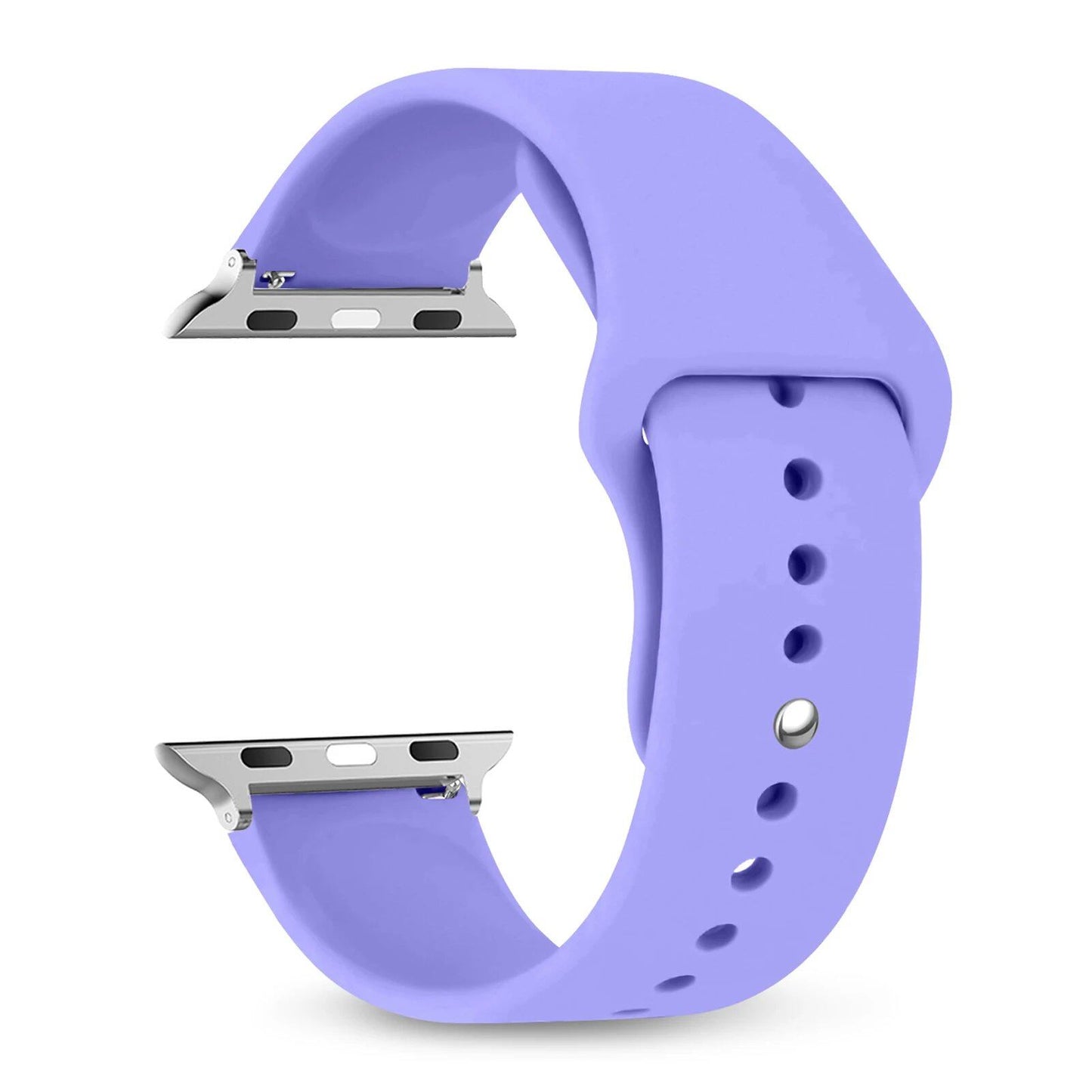 Silicone Sport Band for Apple Watch, 45mm, 44mm, 42mm, 49mm, 40mm, and 41mm, Compatible with iWatch Series 9/8/7/6/5/4/3/SE/Ultra 2, Band Color: mm; Ships from: Parallel Import