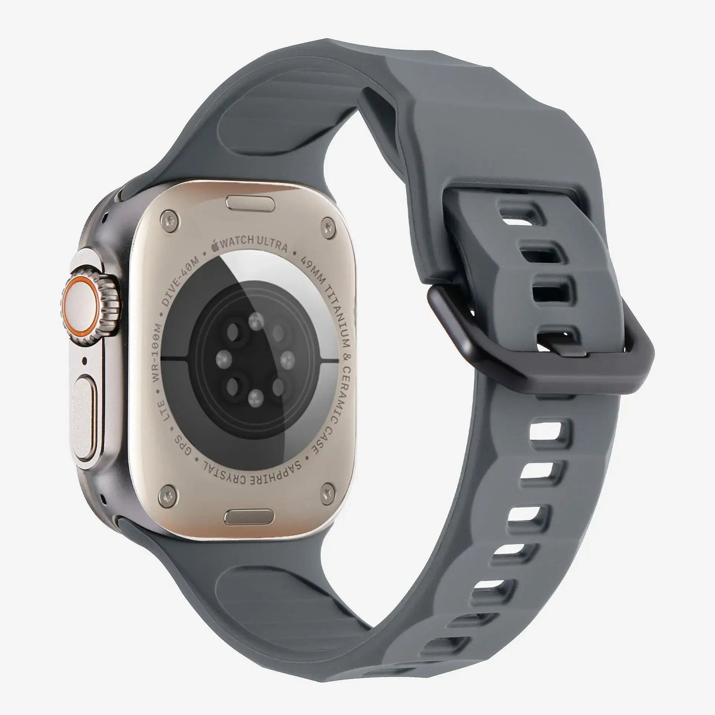 Apple Watch用スポーツシリコンバンド 45mm 44mm 42mm対応 シリコンストラップ ブレスレット アップルウォッチUltra 2 49mm用時計バンド サイズ: 並行輸入品