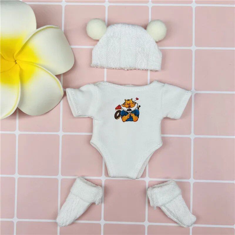 Animal Zodiac Sign 6-inch Mini Reborn Doll Clothes, Cute Baby Doll Outfits, Boy/Girl Doll Au Pair, Parallel Import