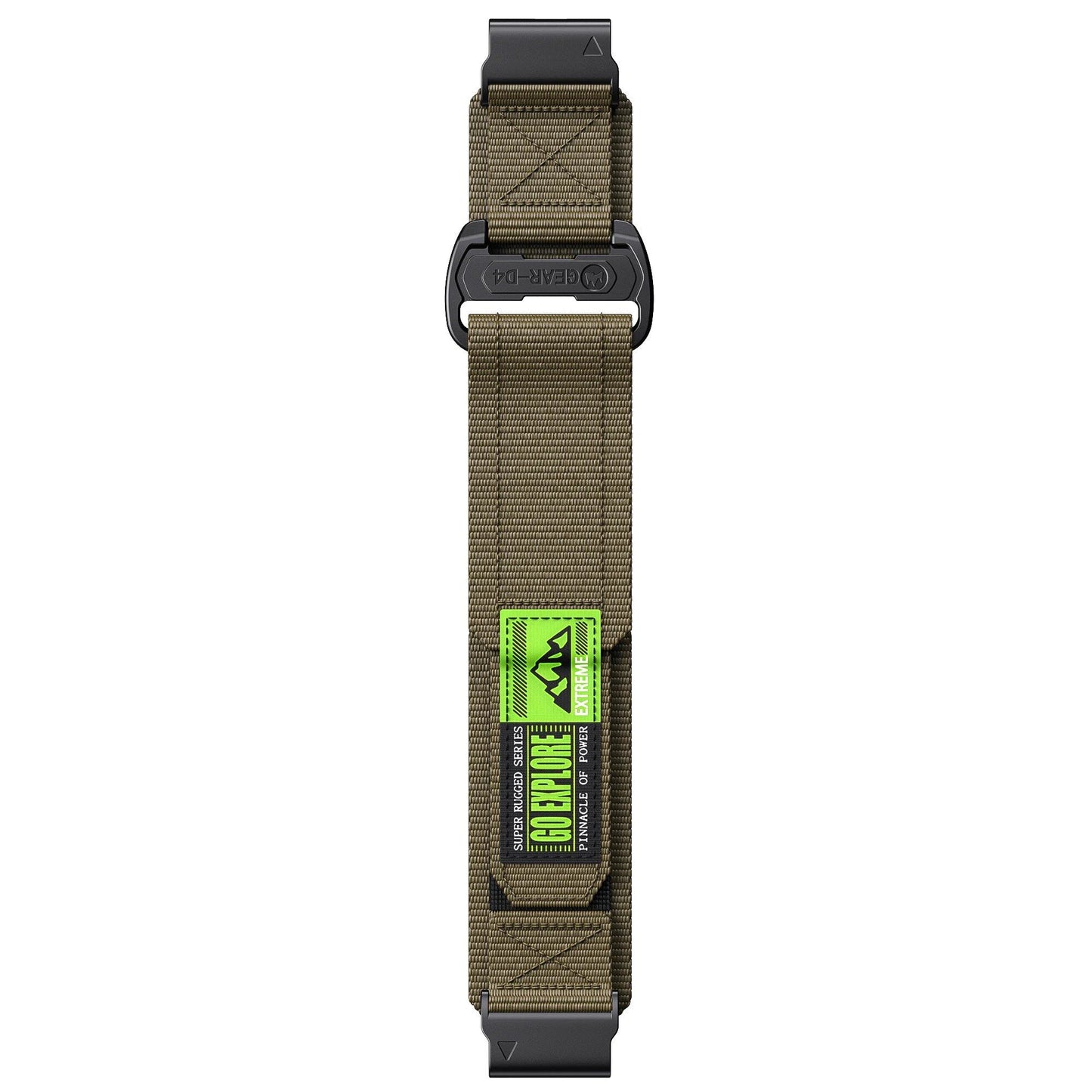 Compatible with Garmin F?nix 7/7Pro/6/6X/5/5XPlus, 22mm and 26mm QuickFit Nylon Sport Loop Strap, F?nix 8 E-Watch Band Compatible, Size 2, Parallel Import