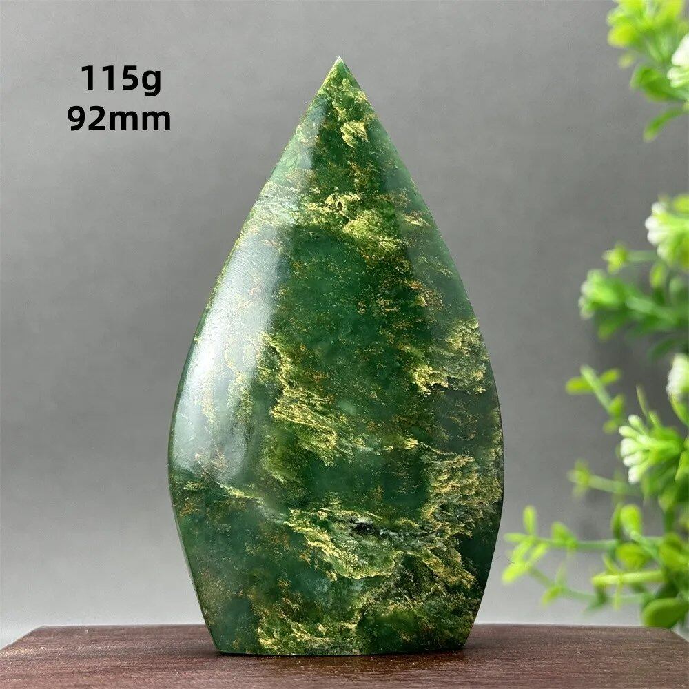 天然エメラルド フリーシェイプ トーチ研磨 工芸品 レイキヒーリング 瞑想 ウィッチクラフト サクリファイス エネルギー ホーム 風水 デコレーション カラー 並行輸入品