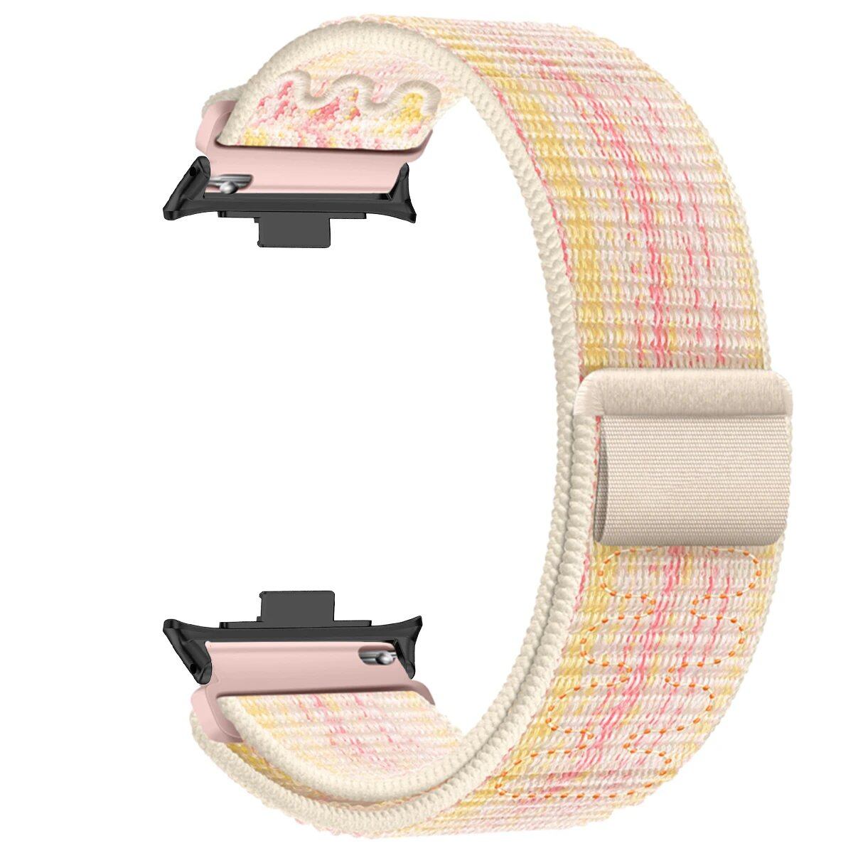 Breathable Nylon Loop Replacement Wristband for Xiaomi Redmi Watch 4/5, Mi Band 9/8 Pro, Sports Smartwatch Strap, Band Color: Parallel Import