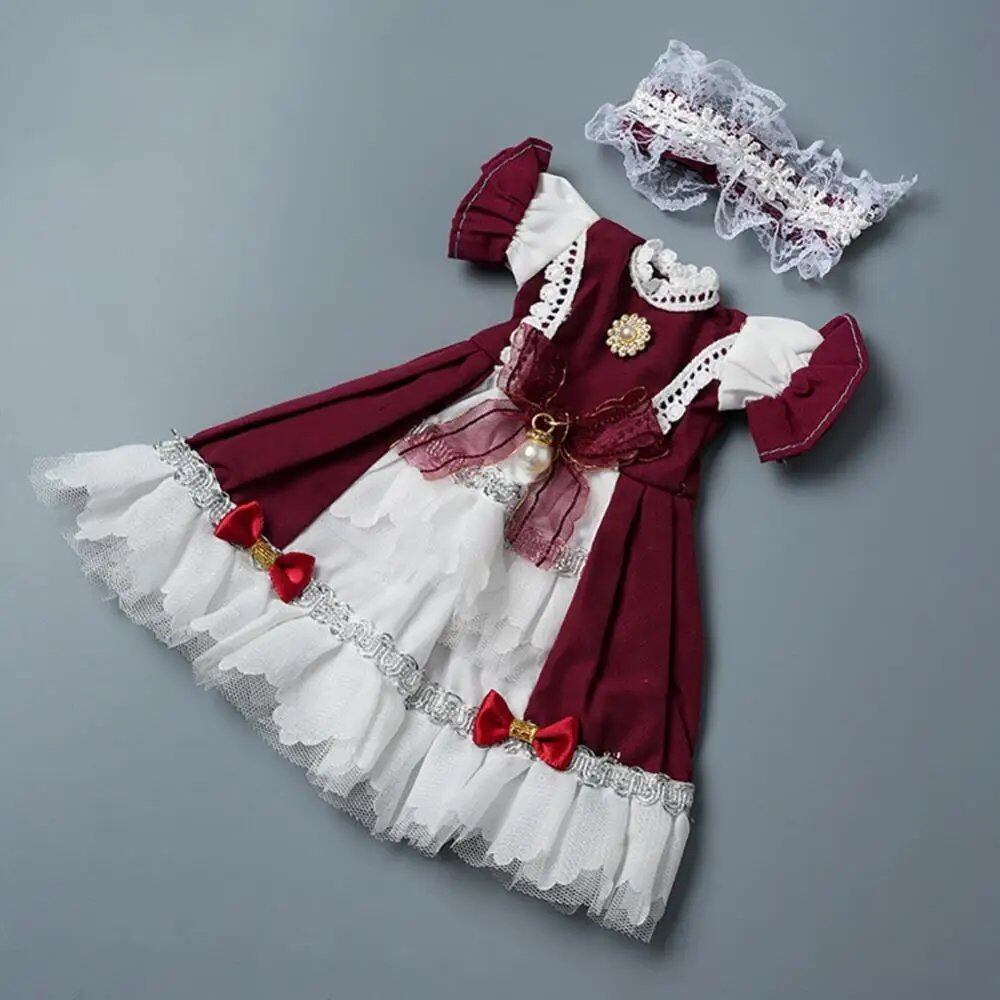 1/6 BJD Doll Accessories Dress for Girls, Toy Gift, Color Matching, Cute Decoration, Small Clothes, Color: ; Size: Doll Not Included, Parallel Import