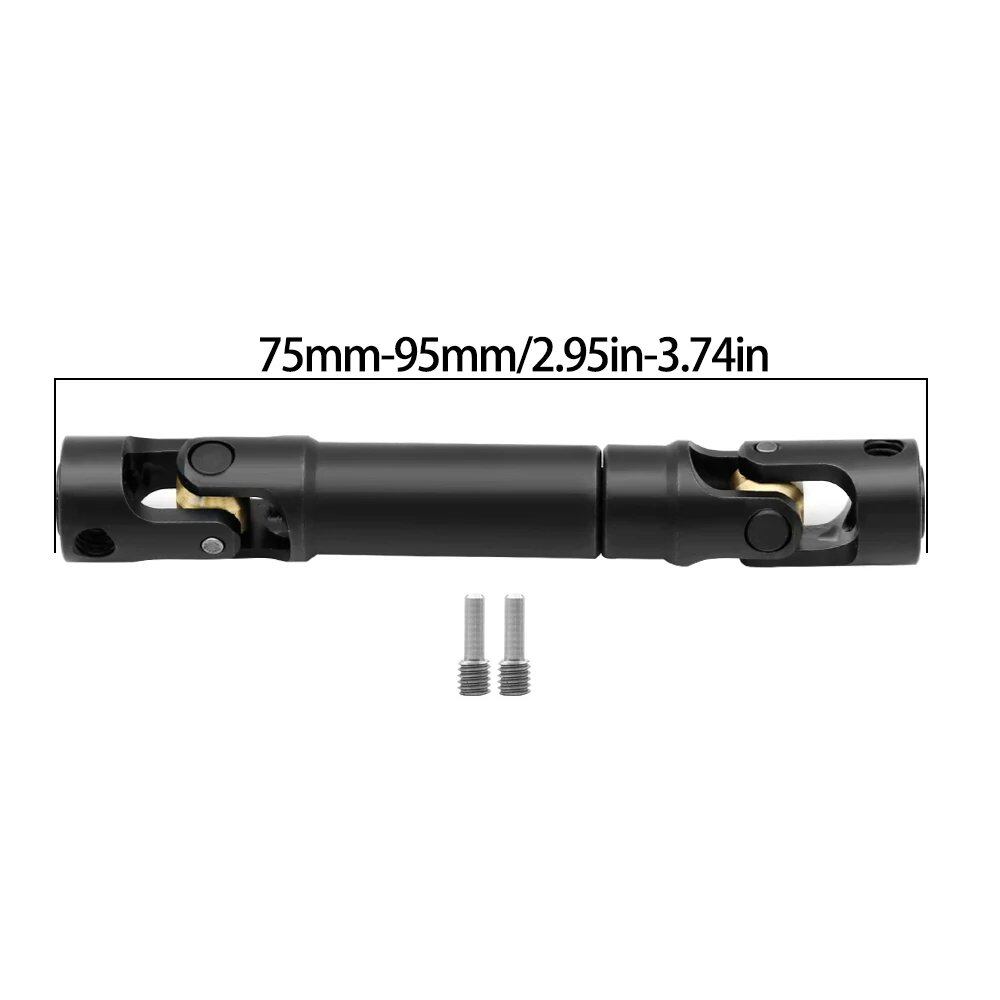 1/10 Scale RC Car Metal Internal Gear Drive Shaft Universal Joint Compatible with Axial SCX10 Gladiator YK4082 TRX4 TF2 D110 Crawlers (Color: Imported)