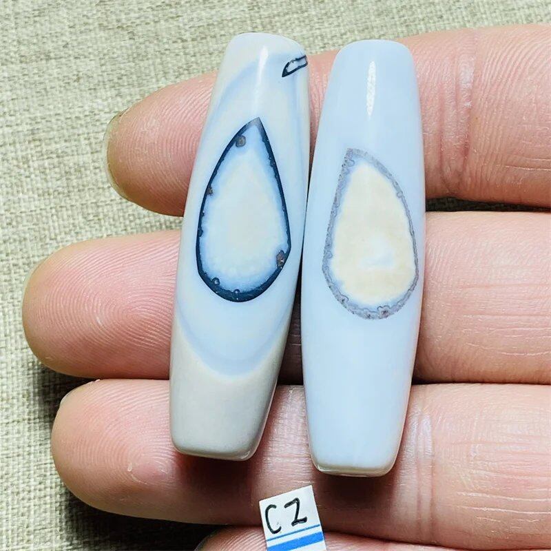 チベット天然ダイジーアゲート チャクラストーン エネルギーネックレス スピリチュアルヒーリング レアジェムストーン DIY ギフト ホームデコレーション カラー:C 並行輸入品