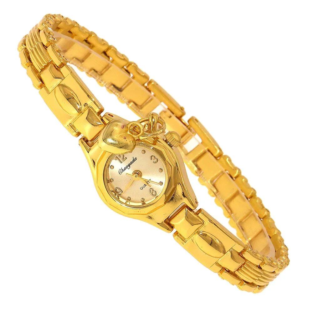 Simple and elegant ladies' small watch, luxury gold quartz watch, women's watch, color: 134, parallel import