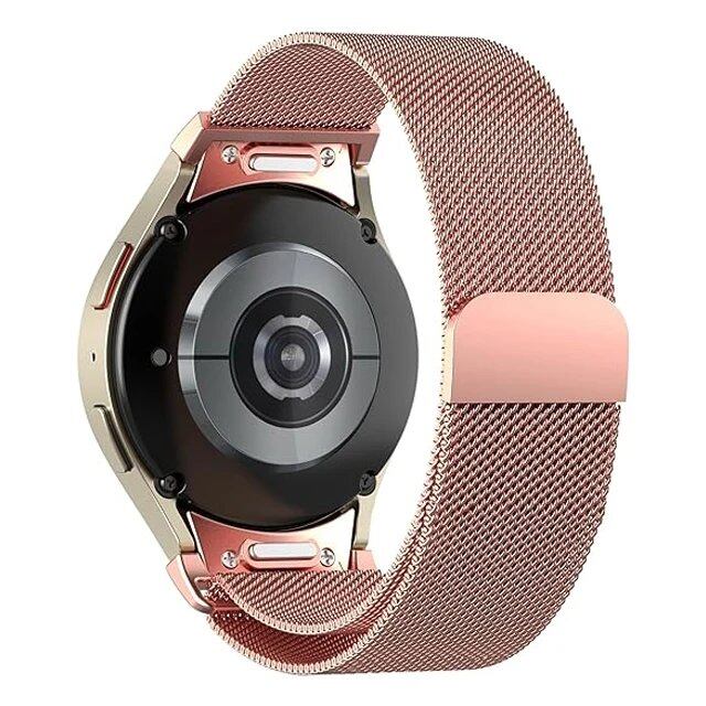 サムスンギャラクシーウォッチ7/FE/6/5/4/クラシック/Pro用 45mm 44mm 40mm マグネット式リストバンド 隙間なし 交換用ストラップ バンドカラー:;発送元: 並行輸入品