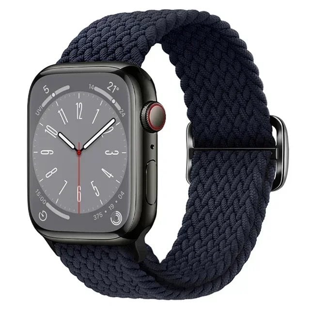 アップルウォッチUltra 2用ナイロンストラップ バンド 49mm 40mm 44mm 41mm 38mm 45mm対応 伸縮ブラidedループ ブレスレット iWatchシリーズ9/8/7/6/SE/5/4対応 バンドカラー:mm 並行輸入品
