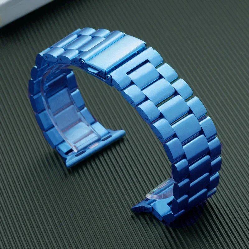 Stainless Steel Strap for Apple Watch 45mm, 44mm, Ultra 2, 49mm, 42mm, 40mm, 41mm, and 46mm, Metal Band, Series 10, 9, 8, 7, 6, 5, 4, 3, SE, Band Color: mm, Parallel Import