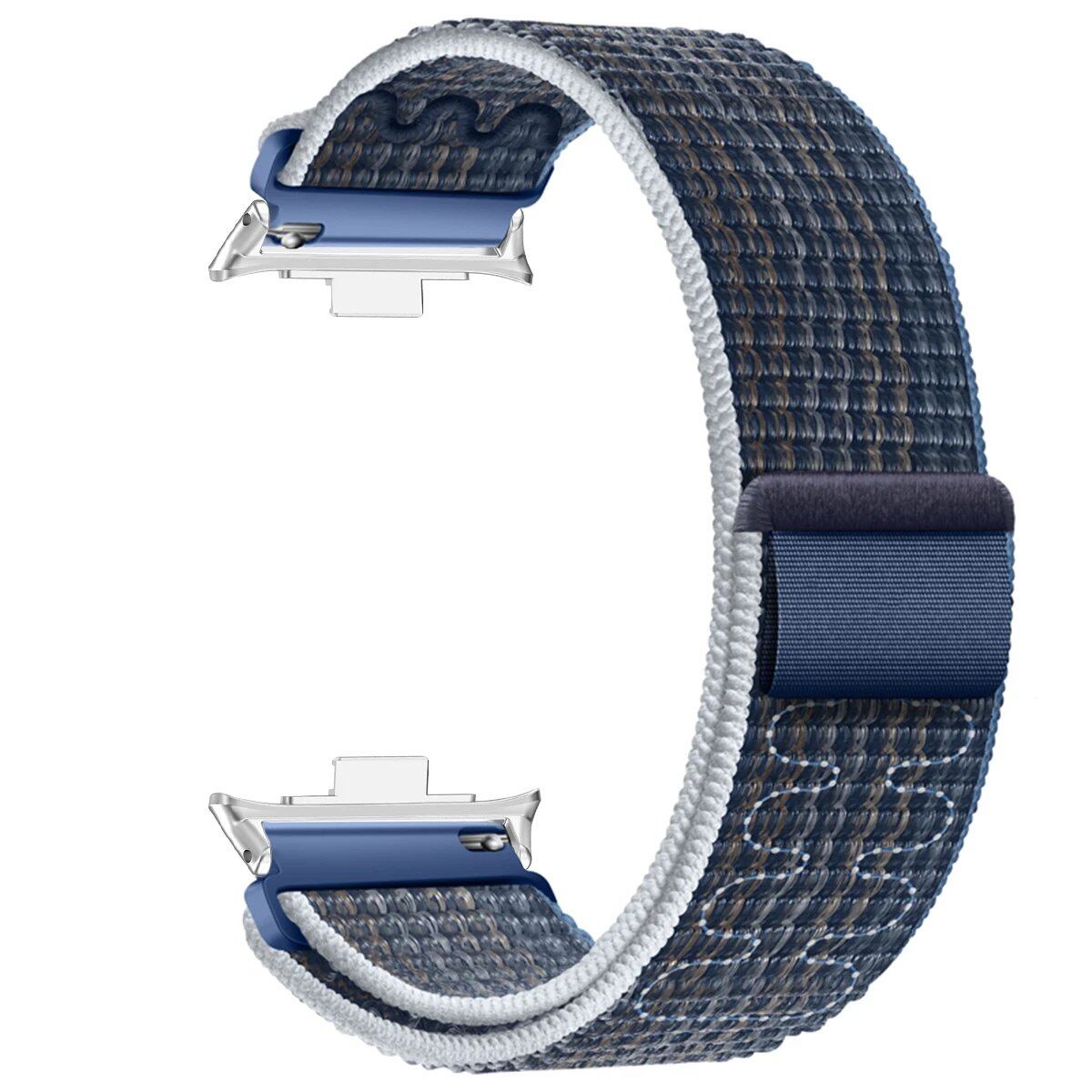 Breathable Nylon Loop Replacement Wristband for Xiaomi Redmi Watch 4/5, Mi Band 9/8 Pro, Sports Smartwatch Strap, Band Color: Parallel Import