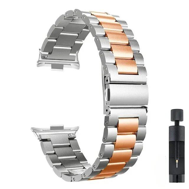 Stainless Steel Metal Band Replacement Strap for Huawei Watch Fit 3/Fit 2, Band Color: Parallel Import