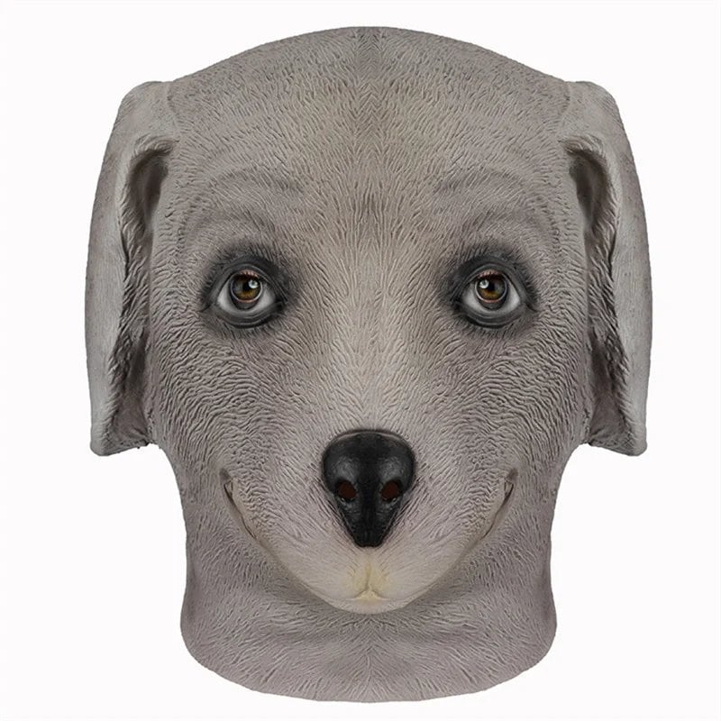 Chinese Zodiac Animal Head Masks - Chicken, Horse, Dog, Pig, Tiger, and Rabbit - Latex Costumes for Halloween Props, Color: 40387 - Parallel Import