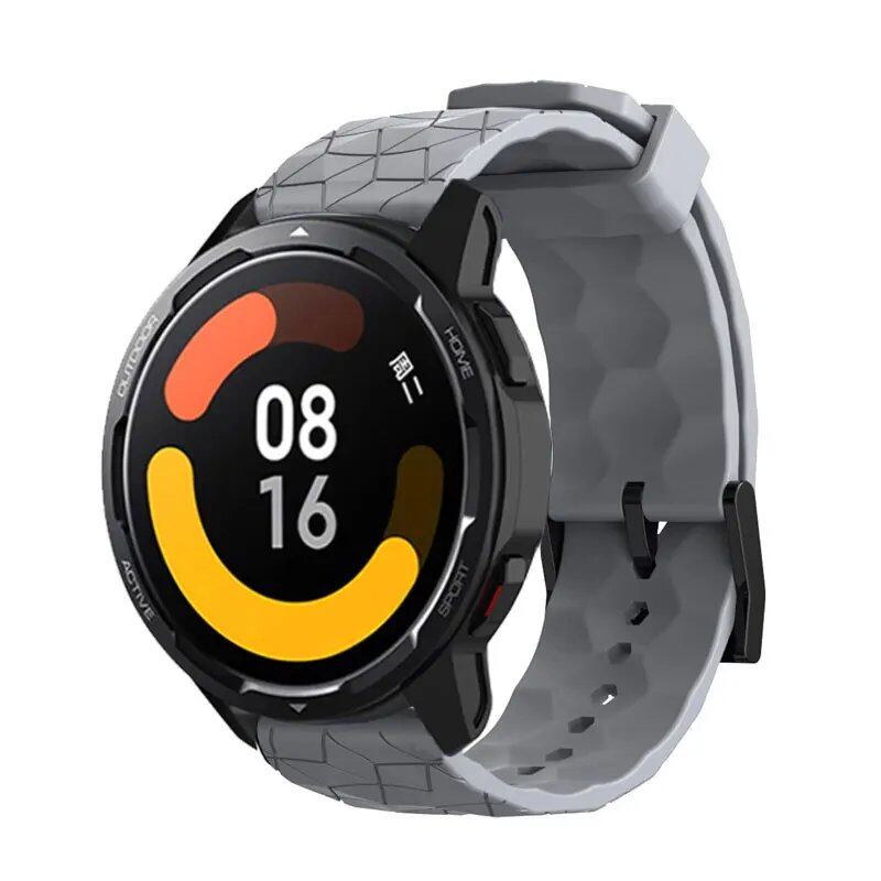 Xiaomi Mi Watch / Mi Watch Color 対応 サッカーバンド 22mm 通気性リストバンド 交換用ストラップ Xiaomi S1 Active 対応 ブレスレット ベルト バンドカラー:mm 並行輸入品