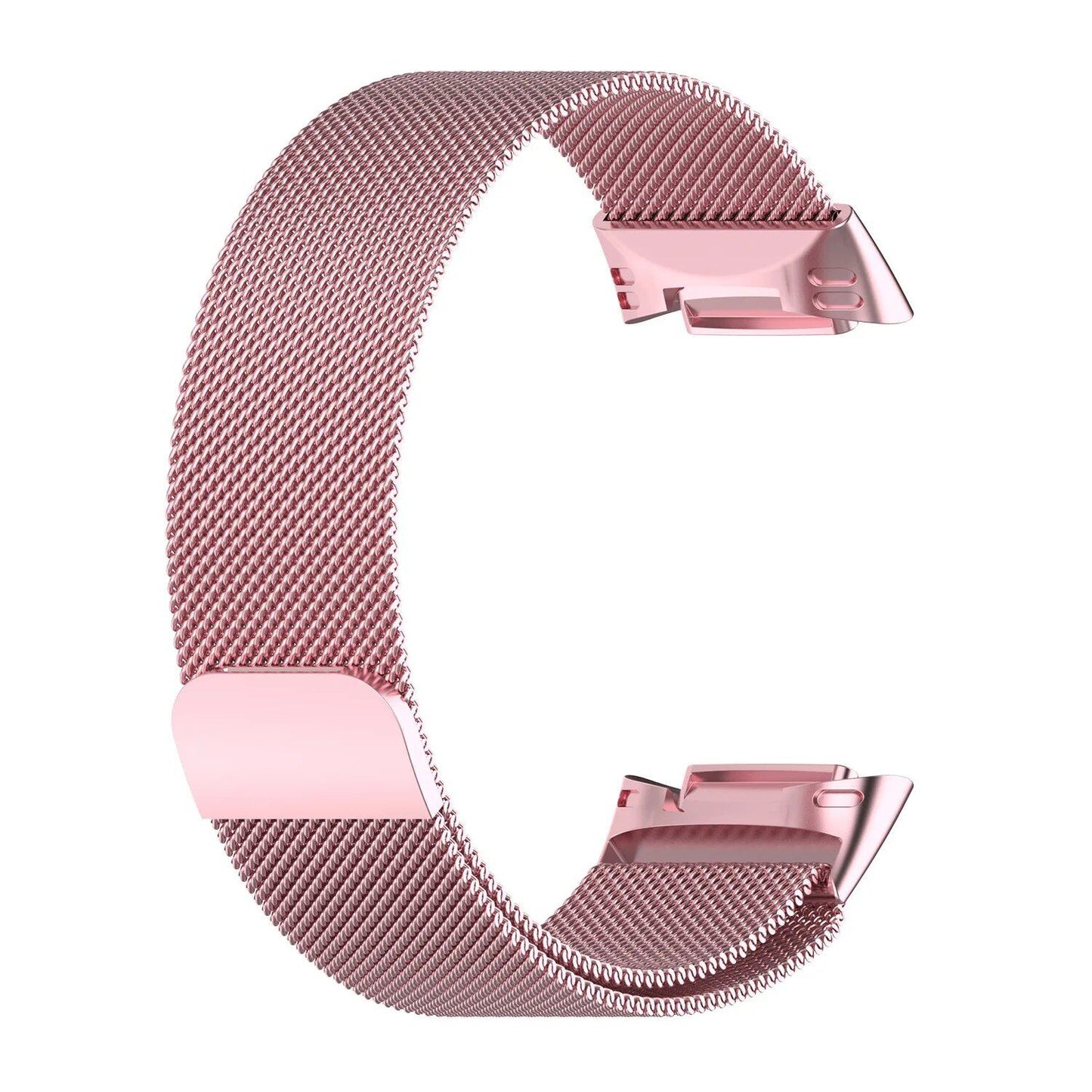 Milanese Loop Band Replacement for Fitbit Charge 6/5, Stainless Steel Magnetic Bracelet, Fitbit Charge 5 Strap, Band Color: Parallel Import