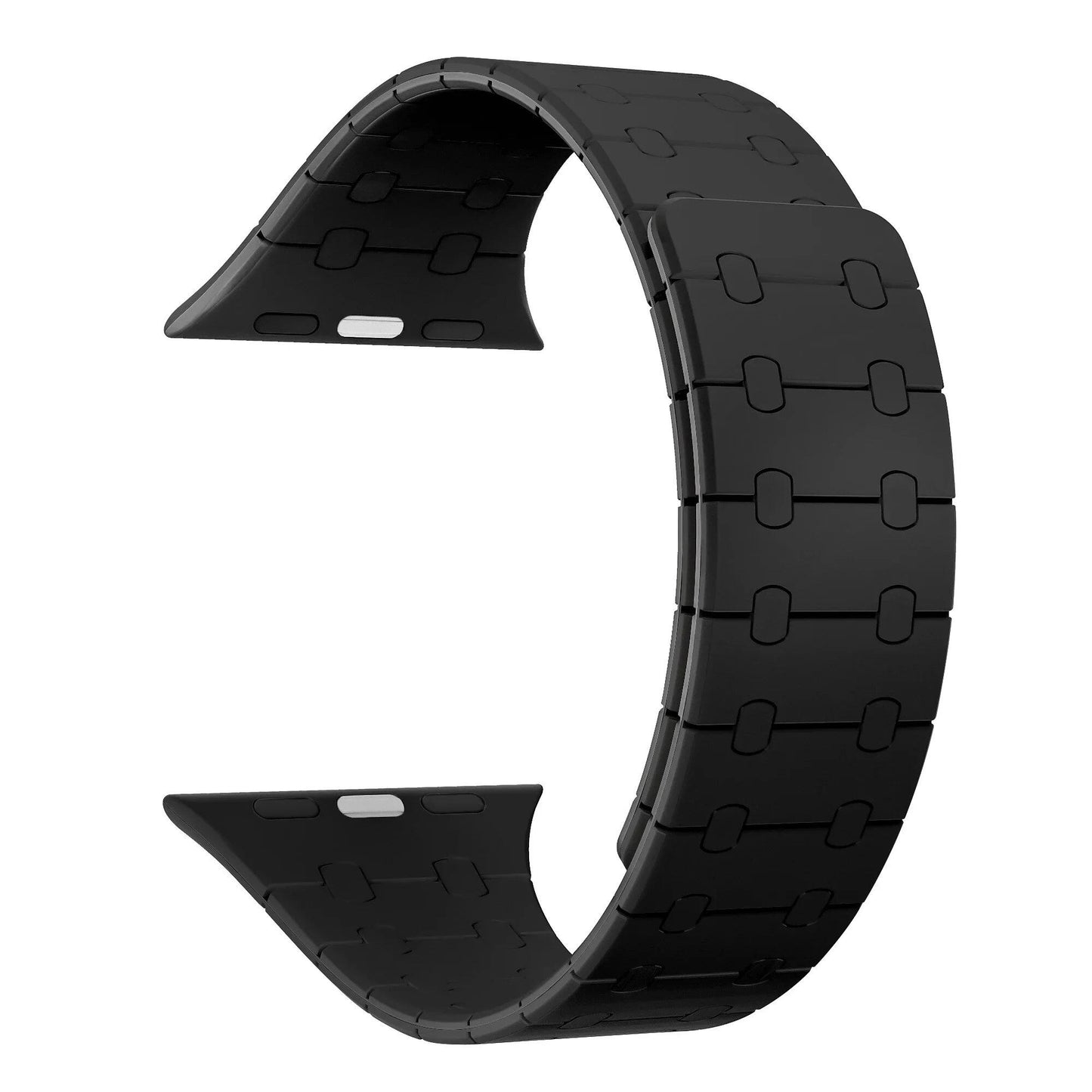 Apple Watch用シリコンマグネットストラップ - Ultra 2/Series 9/8/7/6/SE/5対応 49mm/44mm/40mm/S10/46mm/42mm/41mm/45mm ブレスレット サイズ;発送元: 並行輸入品