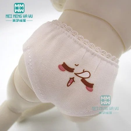 1/3, 1/4, 1/6 Size BJD Doll Accessories, Compatible with DD, SD, and MOSD, Cute Expressions, Small Pants, 1/4" BJD Doll, Parallel Import