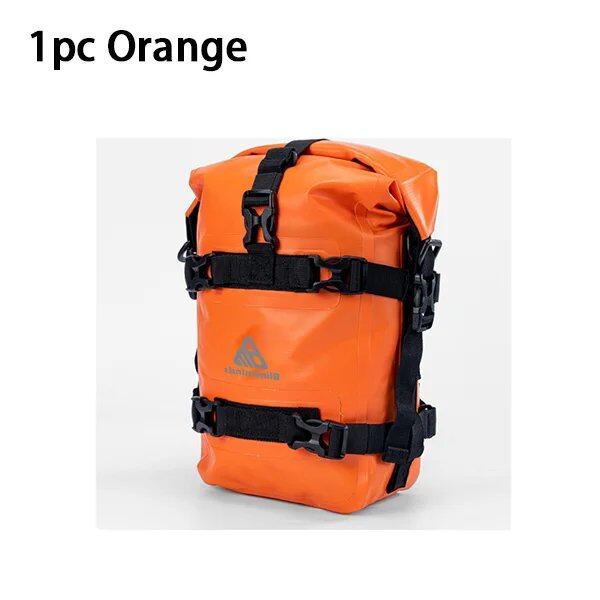 1/2-Piece Motorcycle Bumper Bag for BMW R1200GS R1250GS ADV, Honda NC750X, CB500X, Waterproof Crash Bar Bag, Bumper Repair Tool Bag (Parallel Import)