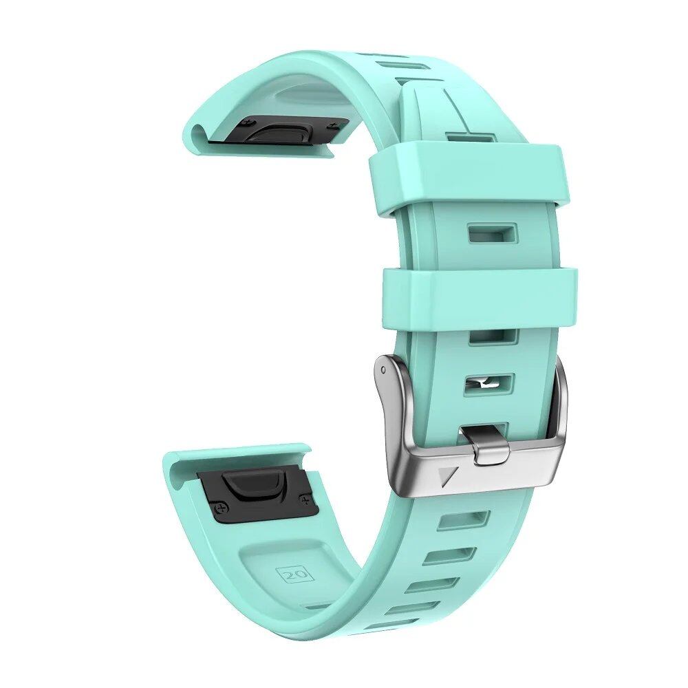 ANBEST 20mm Soft Silicone Quick Release Watch Band for Fenix 5S/6S, Easy to Install, Compatible with Fenix 6S/6S Pro/5S Plus, Band Color: 20mm; Band Width: 20mm, Parallel Import