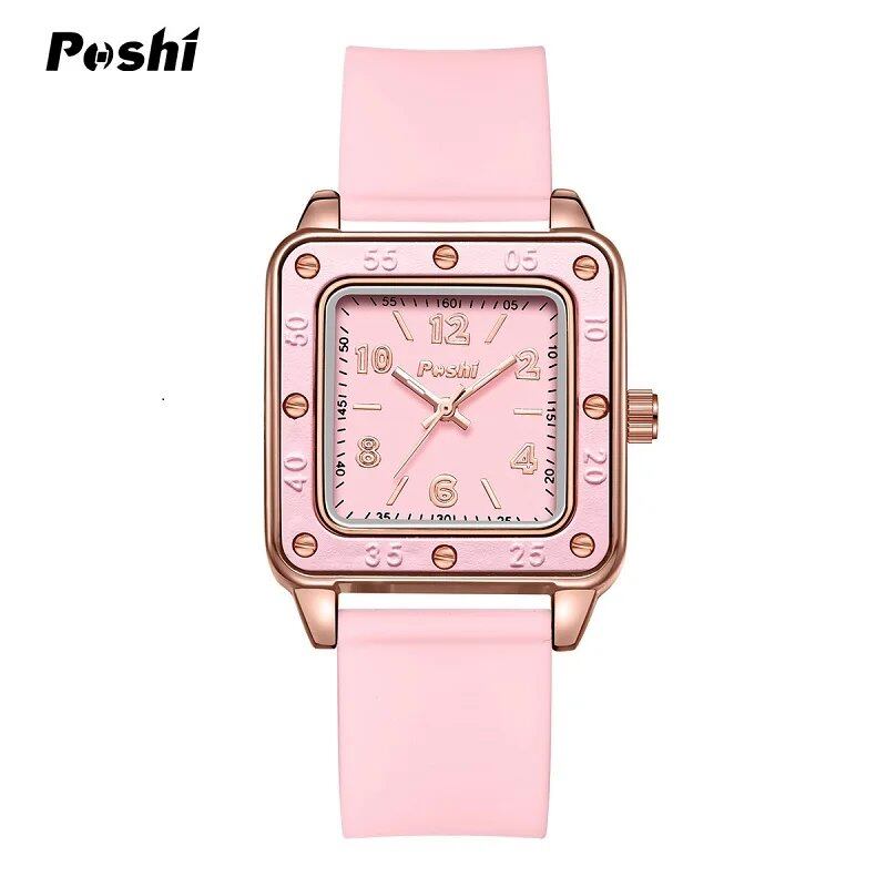Possy 923 Women's Quartz Watch with Silicone Strap, Numeral Dial, and Montre Femme Color; Ships from: Parallel Import