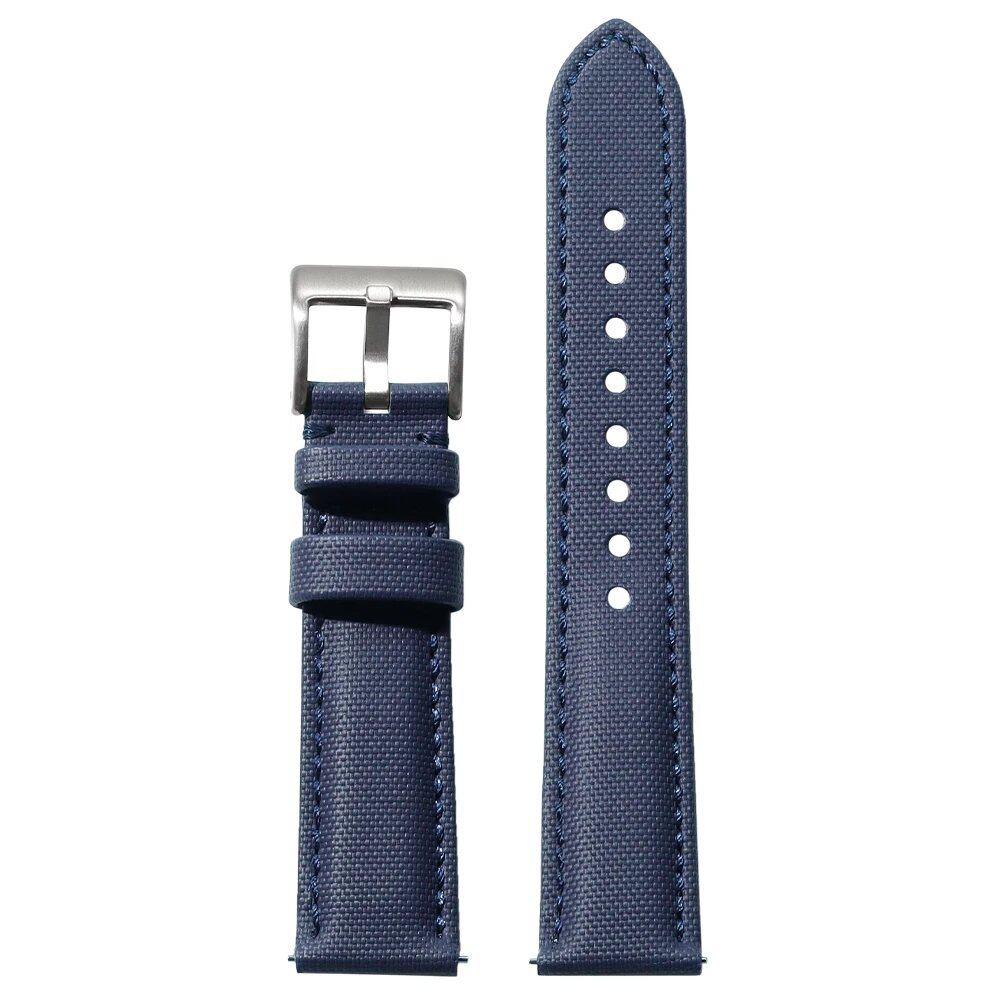 20mm/22mm Sailcloth Strap for Omega, Blancpain, and Seiko Dive Watches, Nylon Quick Release, Waterproof, Men's and Women's, Band Color: mm, Parallel Import