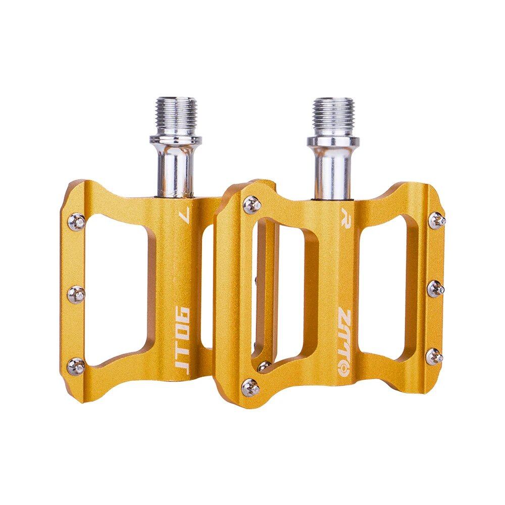 ZTTO Ultra-Lightweight Flat Pedals for Road Bikes, Aluminum Alloy, Bearings, Anti-Slip, Folding Pedals, Cycling, JT06; Ships from: Parallel Import