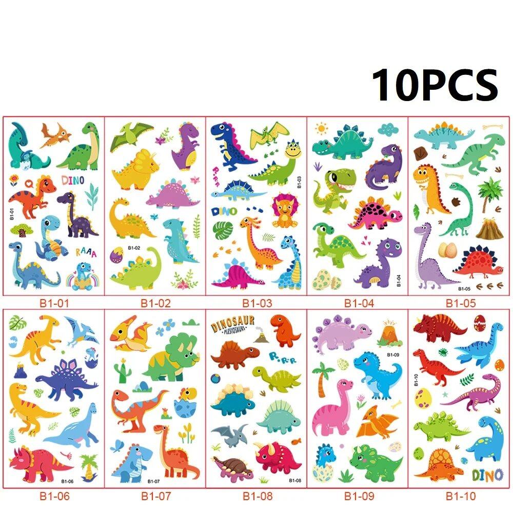 10-Pack Waterproof Temporary Tattoo Stickers for Kids and Soccer Fans, Fake Tattoos for Adults and Kids, Arm Covers, Color: Parallel Import