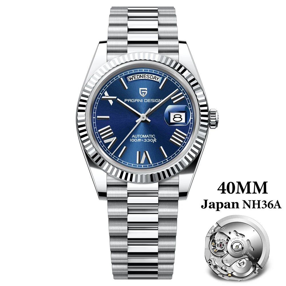 Pagani Design New Luxury Rose Gold DD40 Automatic Men's Watch NH36A Mechanical Stainless Steel Waterproof; Ships from: Parallel Import