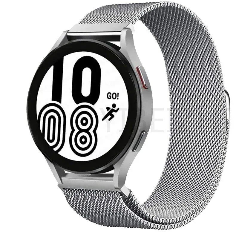 Milanese Loop Band for Samsung Galaxy Watch 6/5/4 Classic, Metal Strap, 20mm/22mm Bracelet, Compatible with Huawei GT/Amazfit GTS 4/GTR 2e/Bip 3-5, Parallel Import