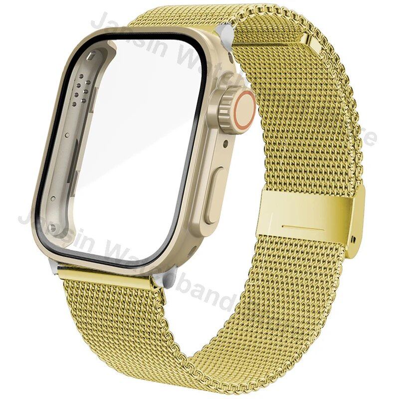 Stainless Steel Strap + Ultra Case for Huawei Watch Fit 3, Metal Milanese Strap Watch Band Accessory, Band Color: Compatible with Huawei Watch Fit 3, Band Width: Parallel Import