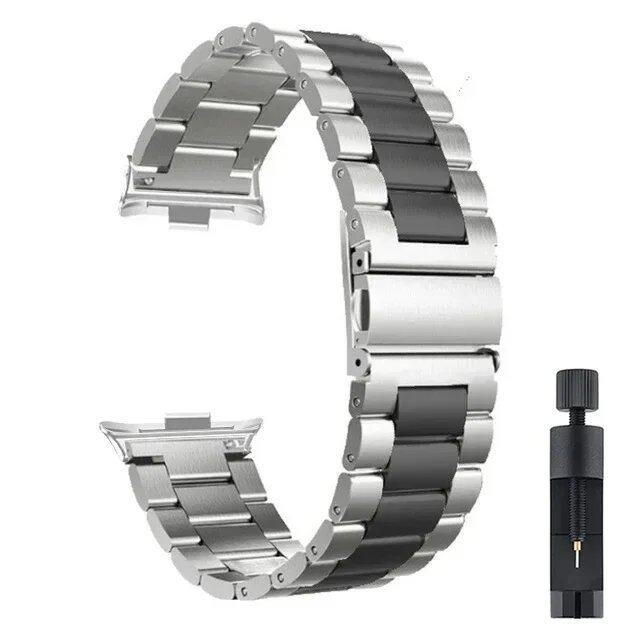 Stainless Steel Metal Band Replacement Strap for Huawei Watch Fit 3/Fit 2, Band Color: Parallel Import