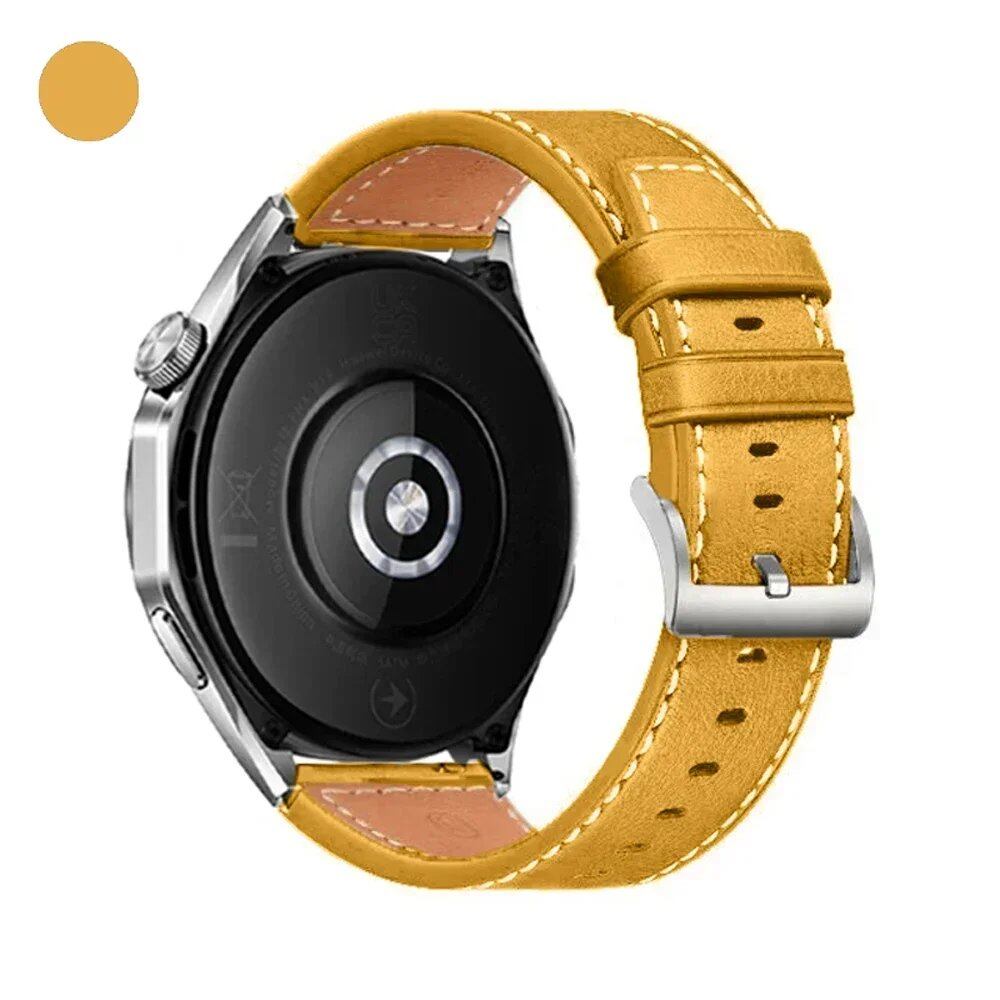 RealMi Watch Strap, 20mm/22mm Leather Replacement Strap for RealMi Watch S2/3/S2/3 Pro, Business Wristband, Band Color: mm, Universal, Parallel Import