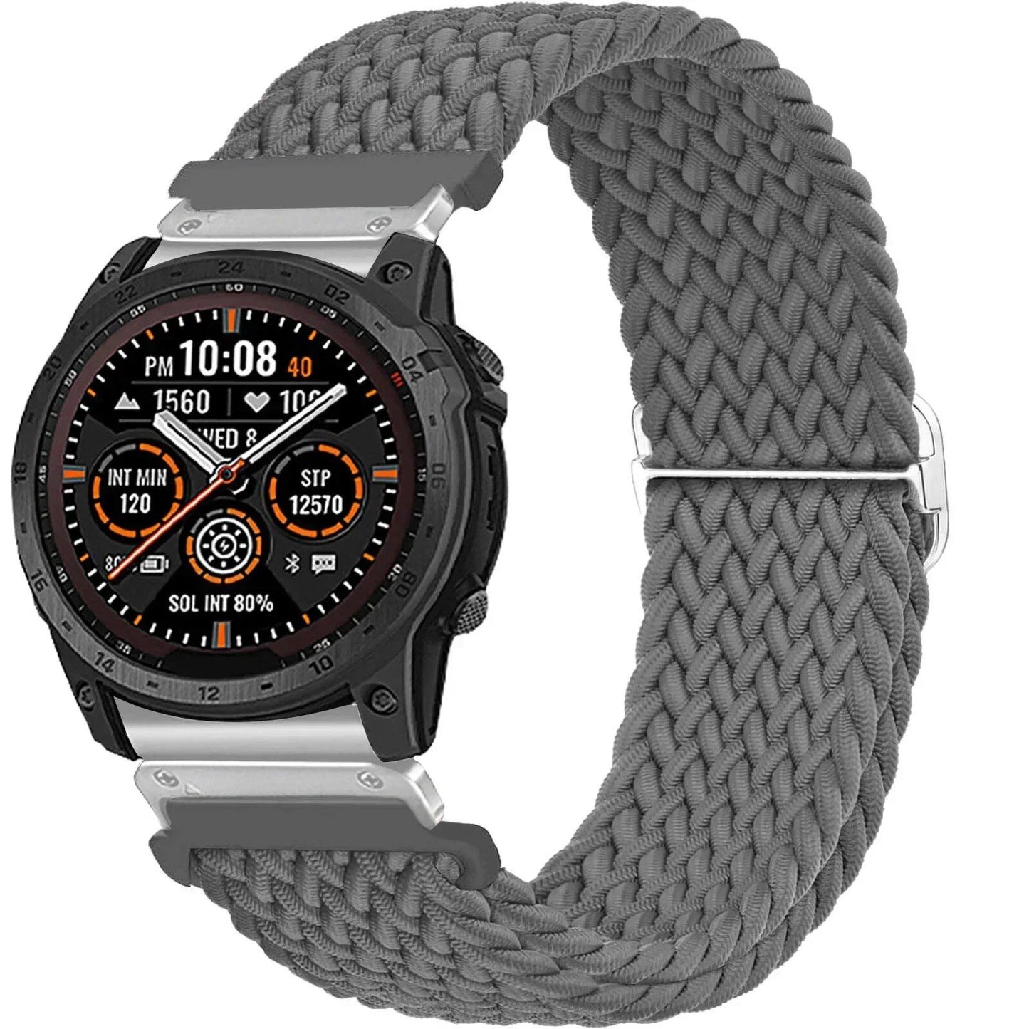 Nylon Loop Strap for Garmin Fenix 8/7/6 Pro/5 Plus, QuickFit Band, 22mm/26mm, Compatible with Garmin Smartwatches 3HR 945, Epix Gen 2, Band Color: mm, Parallel Import