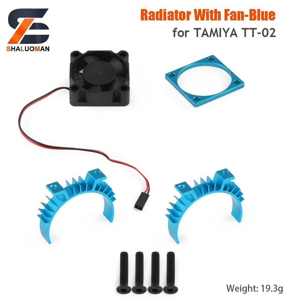 1/10 Scale RC Toy Car Tamiya TT-02/TT02 Swing Arm Shock Absorber, Steering Device, Bumper Sponge Upgrade Parts, Metal & Carbon Fiber, Parallel Import