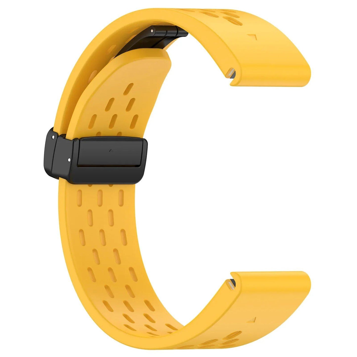 22mm and 26mm QuickFit Magnetic Silicone Bands for Garmin Fenix 6/6X/6XPro/7/7X/5/5s/5X/5XPlus/3 and Forerunner 965/945. Band Color: mm. Parallel Import.