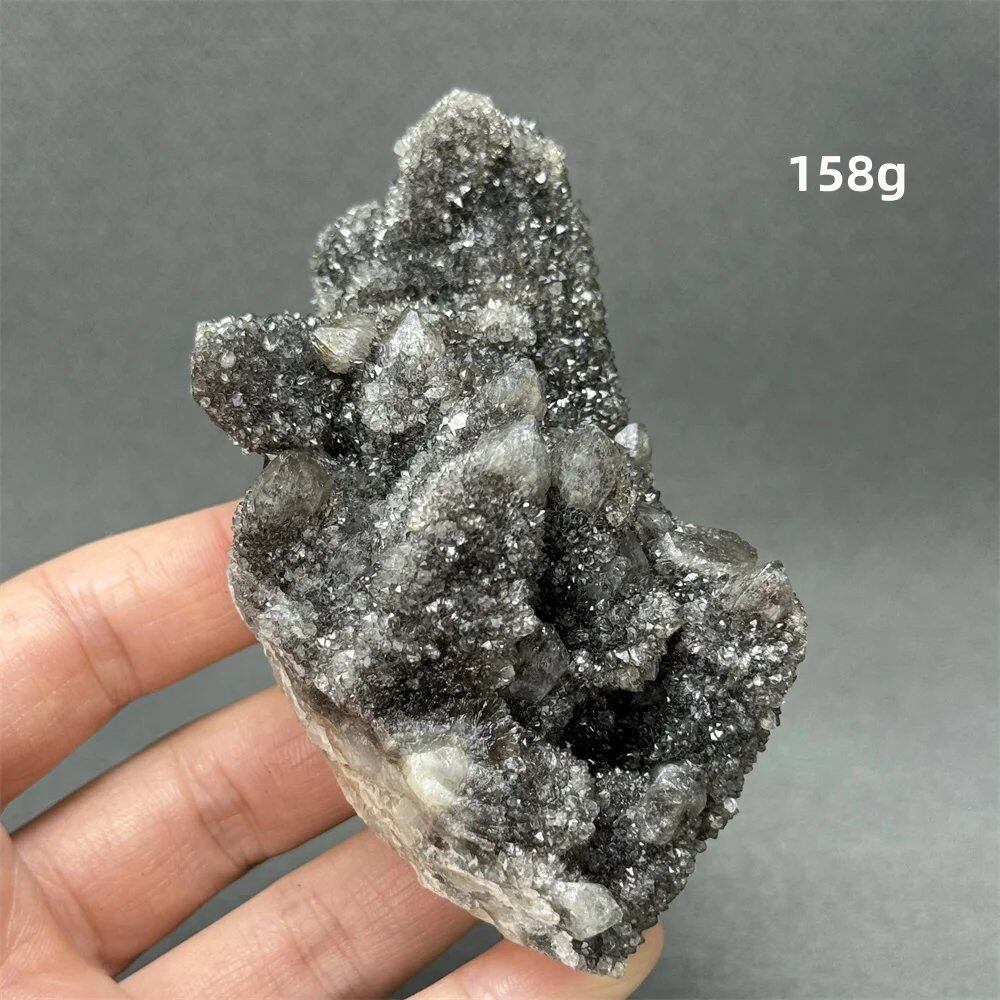 100%天然 南アフリカ産 ブラッククリスタルサボテン ミネラル原石 クラスター オーラヒーリング 瞑想 エネルギー ホームデコレーション カラー: 並行輸入品