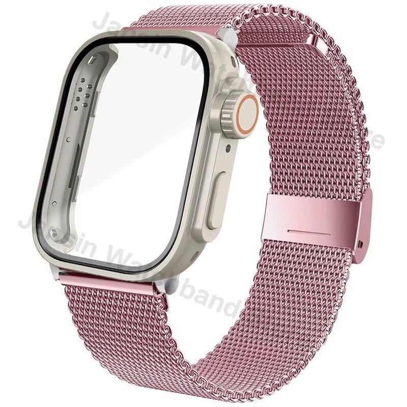 Stainless Steel Strap + Ultra Case for Huawei Watch Fit 3, Metal Milanese Strap Watch Band Accessory, Band Color: Compatible with Huawei Watch Fit 3, Band Width: Parallel Import